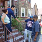 Congressman Danny K. Davis visits resident of Homan and