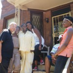 Alderman Chandler poses with Homan Block Club